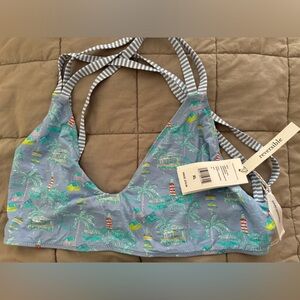 NWT XL Vineyard Vines Bahamas Scene reversitble top and bottom